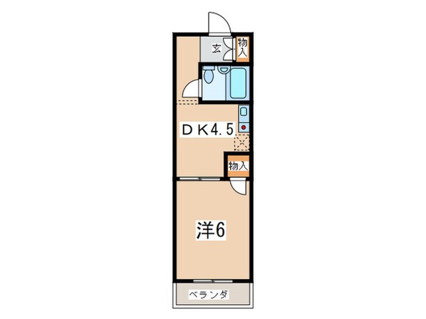 オリエント藤沢六会ハウス(214)の物件間取画像